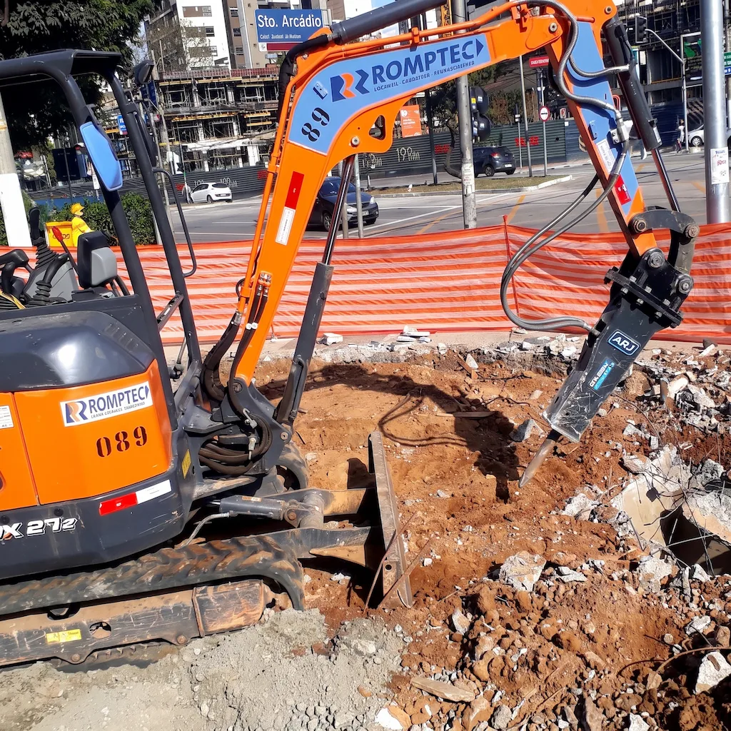 aluguel de rompedor concreto
