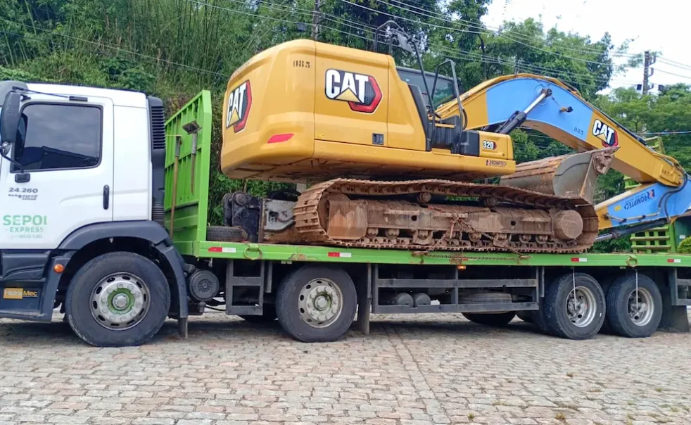 Como funciona o transporte de máquinas pesadas para obras 1 transporte de máquinas pesadas para obras