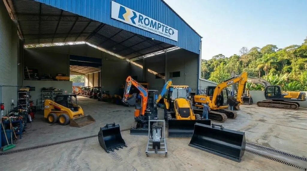 Como escolher o equipamento pesado ideal para cada etapa da obra