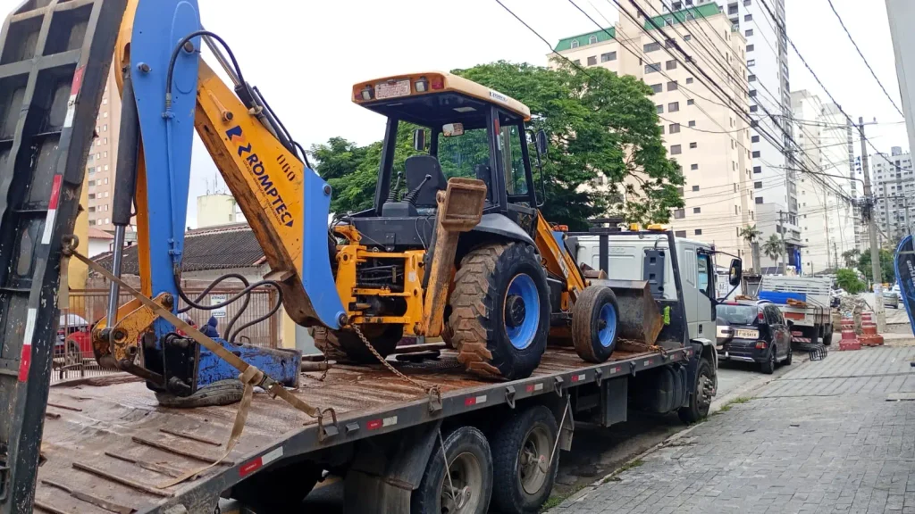 gerenciamento logistico de equipamentos em obras