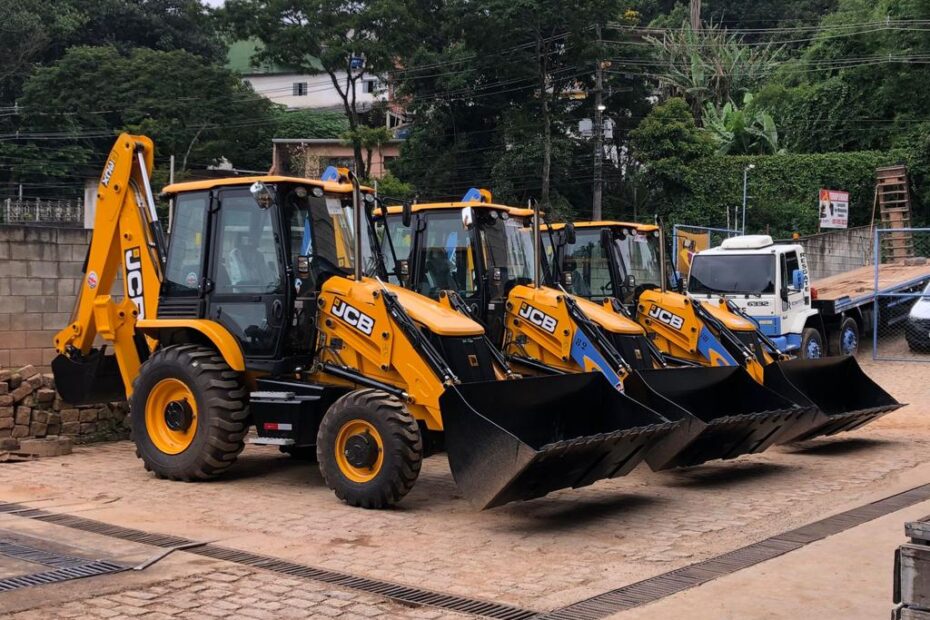 locacao de escavadeiras retroescavadeiras mini escavadeiras romptec