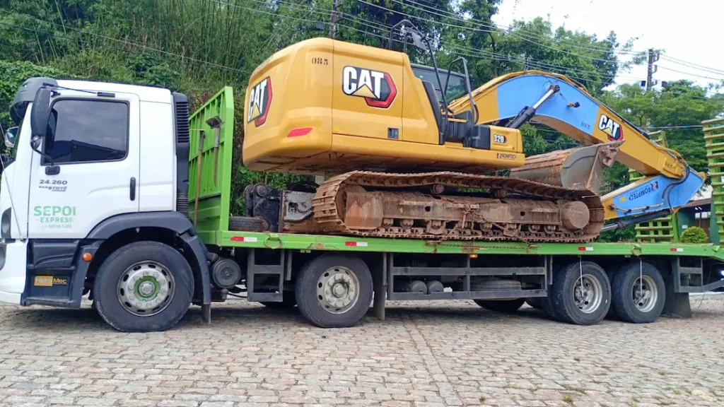 Como funciona o transporte de máquinas pesadas para obras 2 transporte de máquinas pesadas para obras